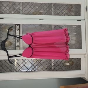 Ambrielle pink and black nighty